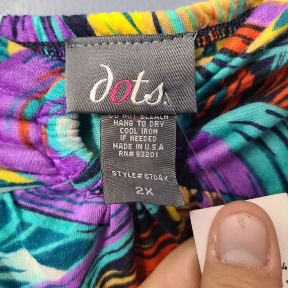 Dots strapless mixed print sundress - Picture 5 of 5